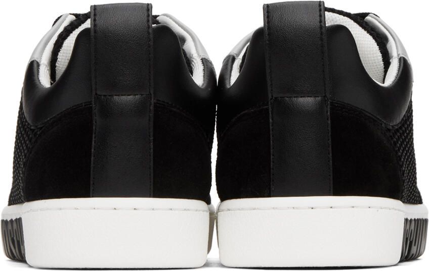 Moschino Black & Gray Side Logo Sneakers