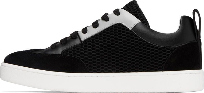Moschino Black & Gray Side Logo Sneakers - Picture 3