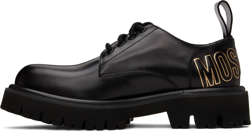 Moschino Black Combat Derbys - Picture 3
