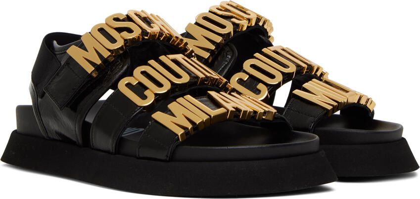 Moschino Black 'Couture' Sandals - Picture 2