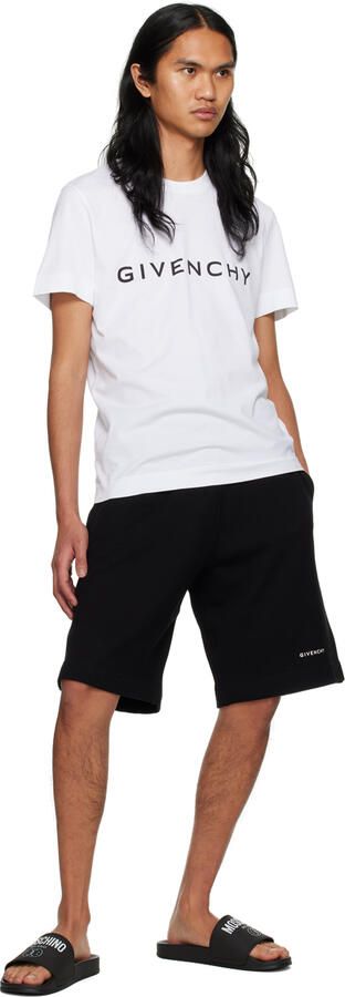 Moschino Black Double Smiley Slides - Picture 2