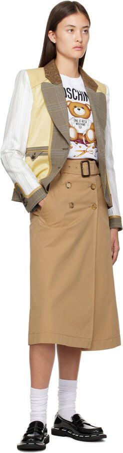 Moschino Black Embossed Loafers - Picture 4