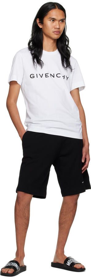 Moschino Black Embossed Sandals - Picture 2