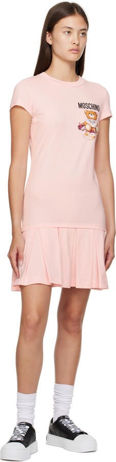 Moschino Black Faux-Leather Sneakers - Picture 4