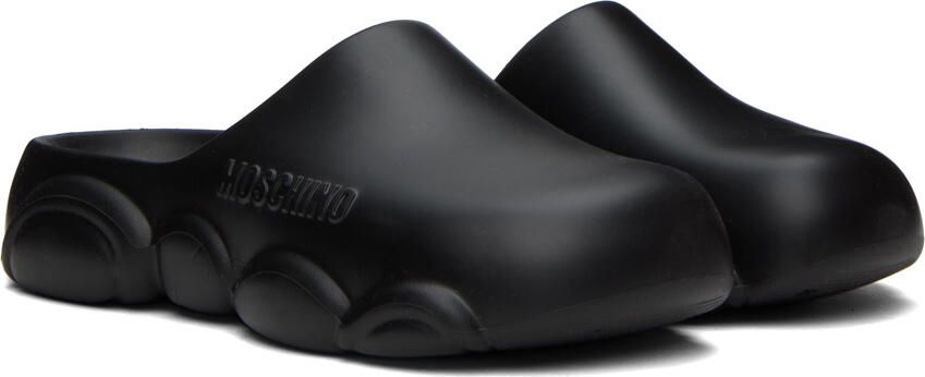 Moschino Black Gummy Bear Slippers - Picture 2