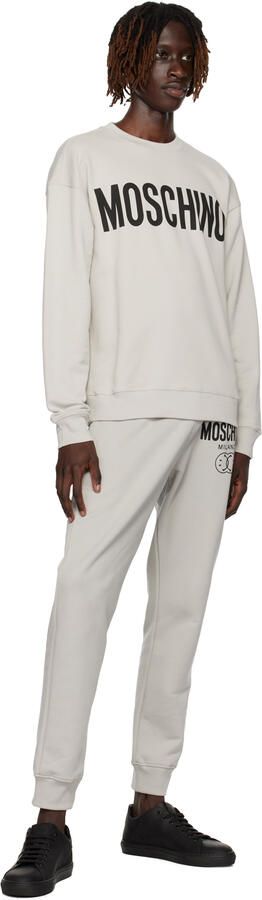 Moschino Black Leather Sneakers - Picture 4