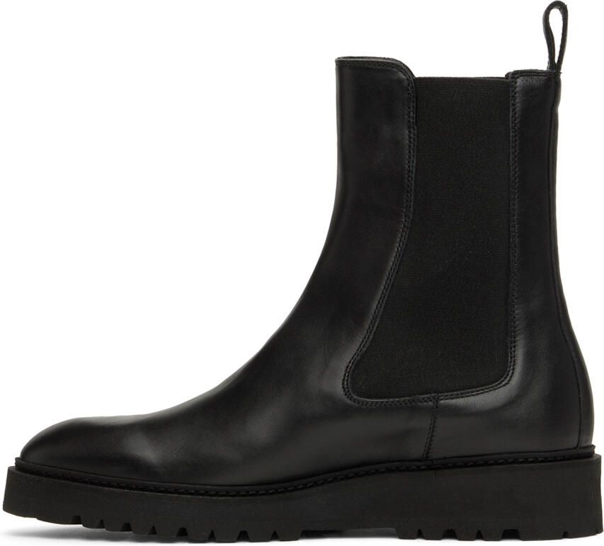 Moschino Black Logo Chelsea Boots - Picture 2