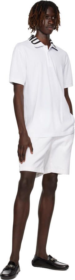 Moschino Black Logo Loafers - Picture 4