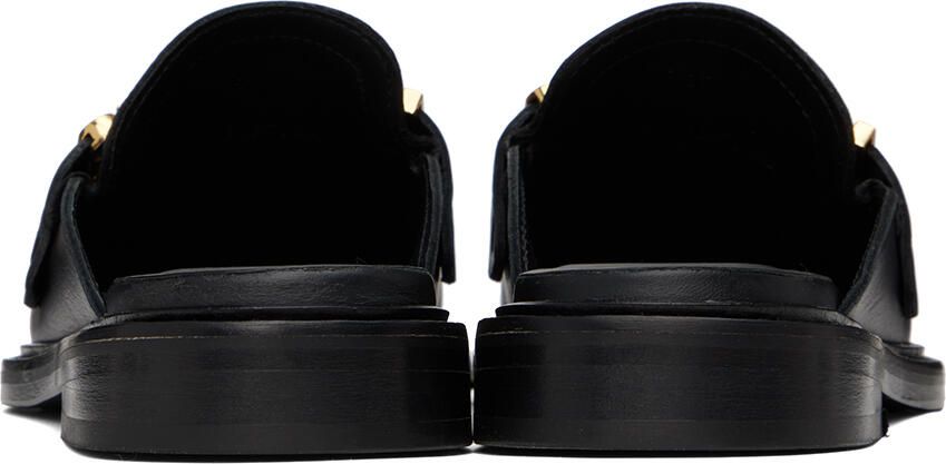 Moschino Black Logo Loafers