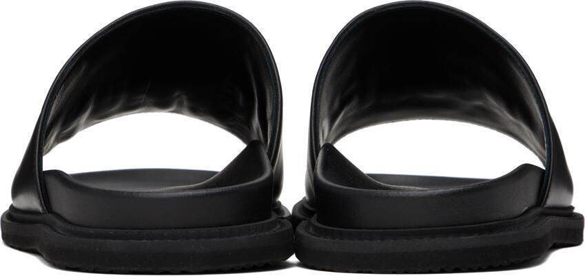 Moschino Black Logo Sandals