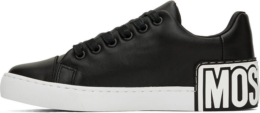 Moschino Black Logo Sneakers - Picture 3