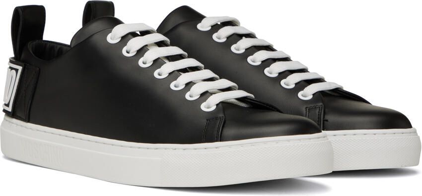 Moschino Black Logo Sneakers - Picture 2