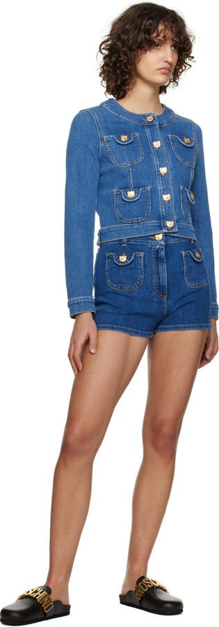 Moschino Black Maxi Lettering Logo Loafers - Picture 2