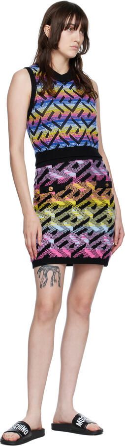 Moschino Black Pool Slides - Picture 4