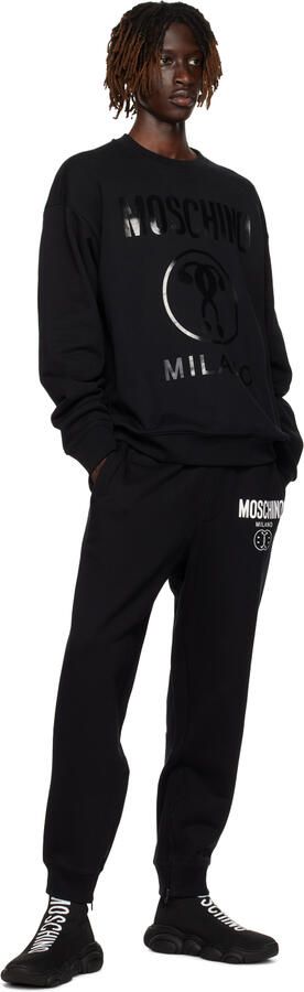 Moschino Black Slip-On Sneakers - Picture 4