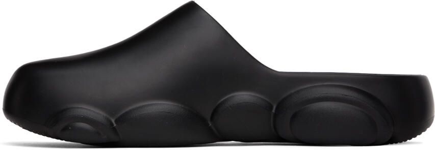 Moschino Black Teddy Slides - Picture 4