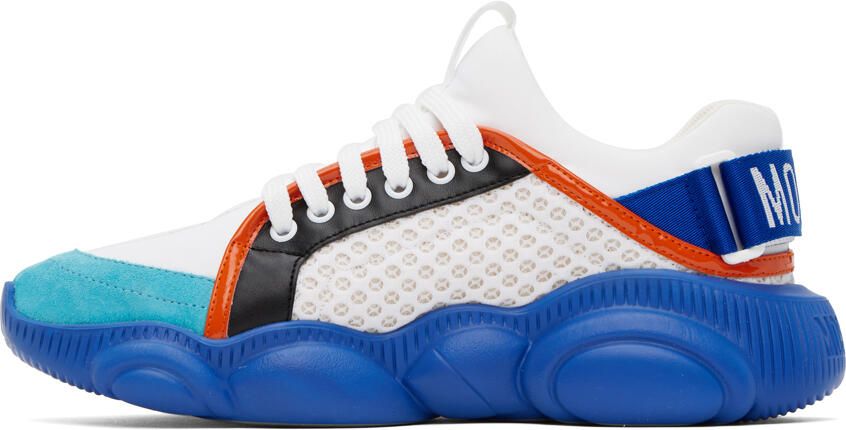 Moschino Blue Tape Teddy Sneakers - Picture 3