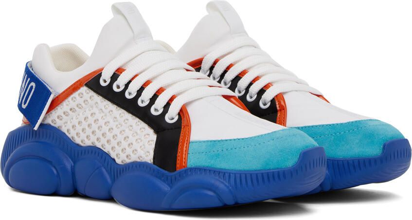 Moschino Blue Tape Teddy Sneakers - Picture 2