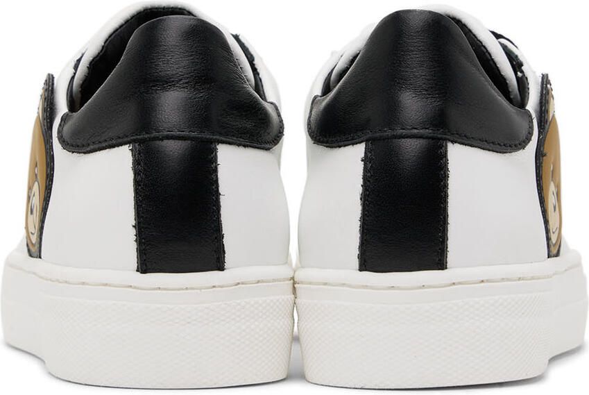 Moschino Kids White Teddy Sneakers