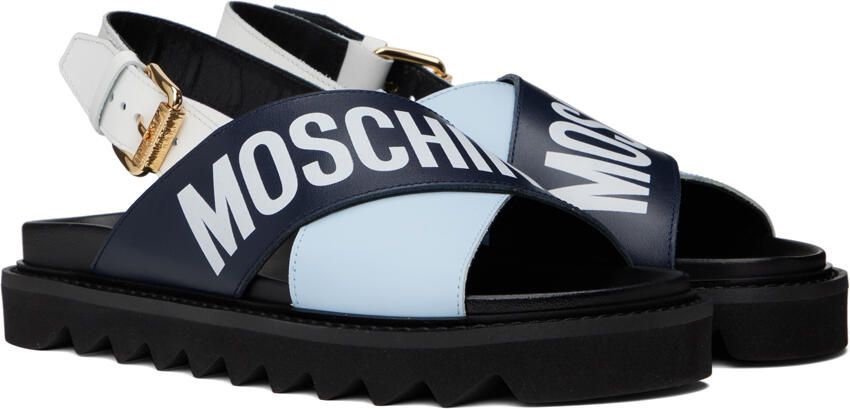 Moschino Multicolor Criss-Cross Sandals - Picture 2