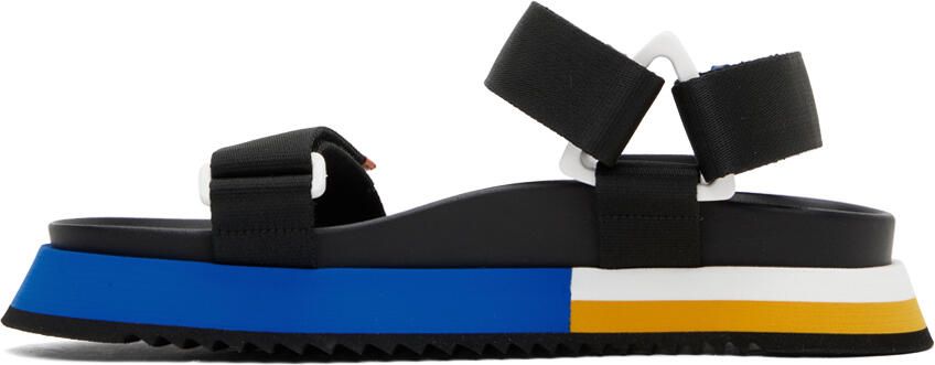 Moschino Multicolor Logo Tape Sandals - Picture 3