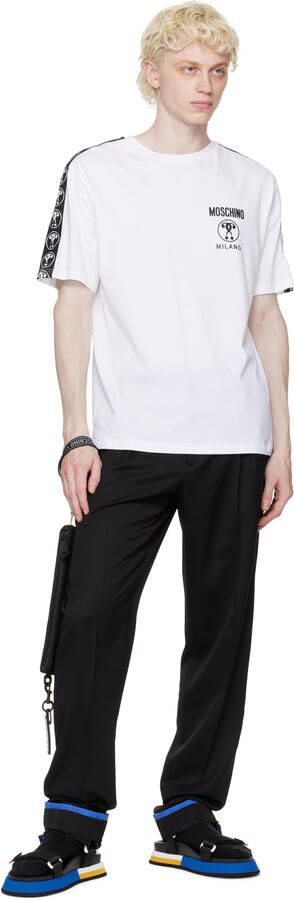 Moschino Multicolor Logo Tape Sandals - Picture 4