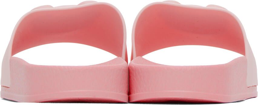 Moschino Pink Pool Slides