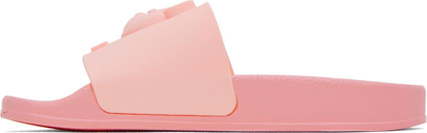 Moschino Pink Pool Slides - Picture 3
