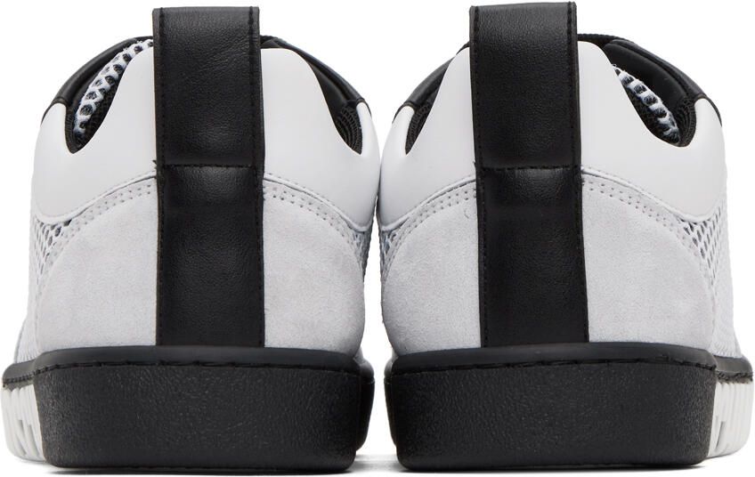 Moschino White & Black Side Logo Sneakers