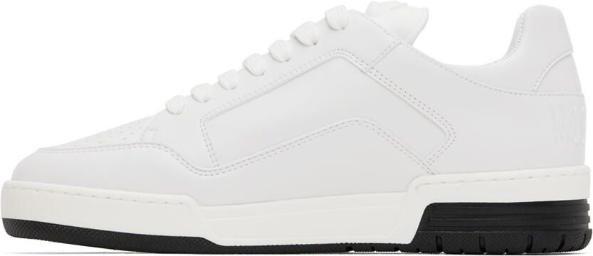 Moschino White Kevin Sneakers - Picture 3