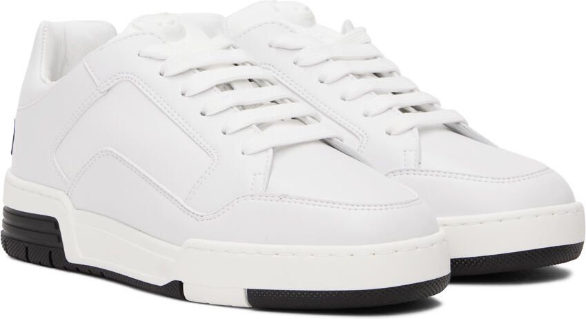 Moschino White Streetball Teddy Bear Sneakers - Picture 2