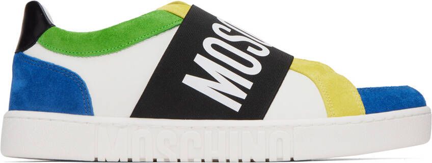 Moschino Multicolor Slip-On Sneakers - Picture 5