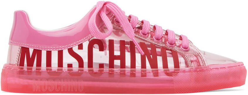 Moschino Transparent Logo Sneakers - Picture 5