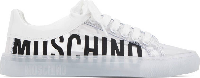 Moschino Transparent Logo Sneakers - Picture 5