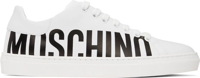 Moschino White Serena Sneakers - Picture 5