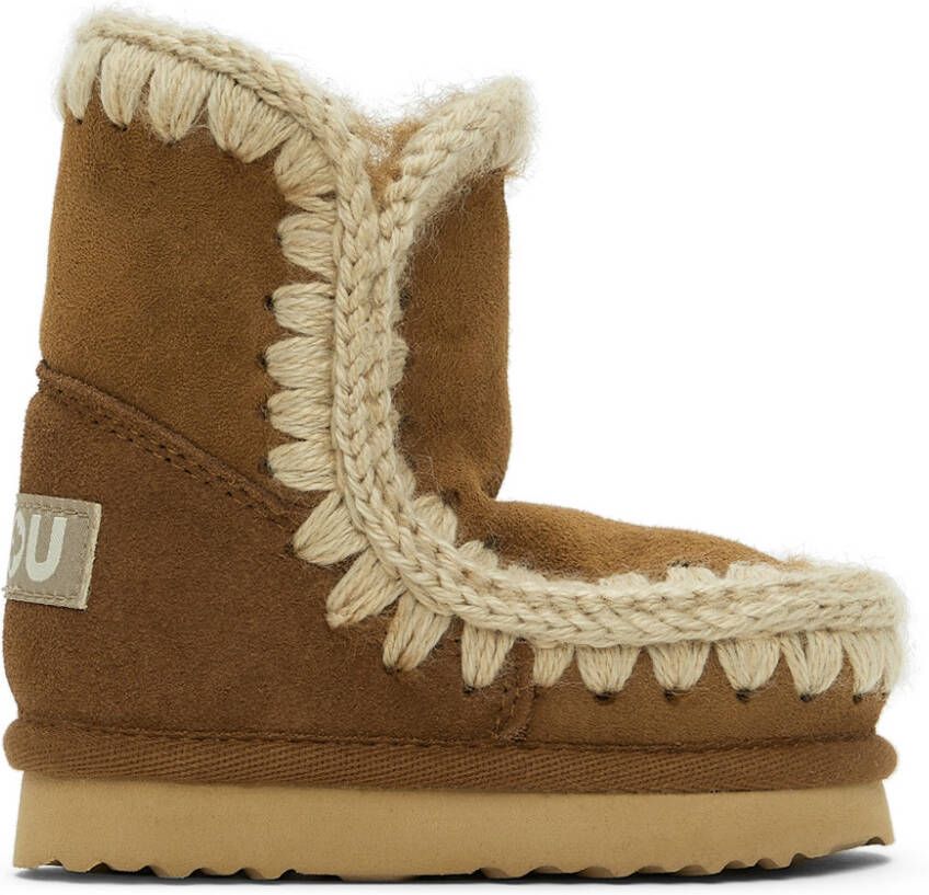 Mou Baby Tan Suede Ankle Boots - Picture 4