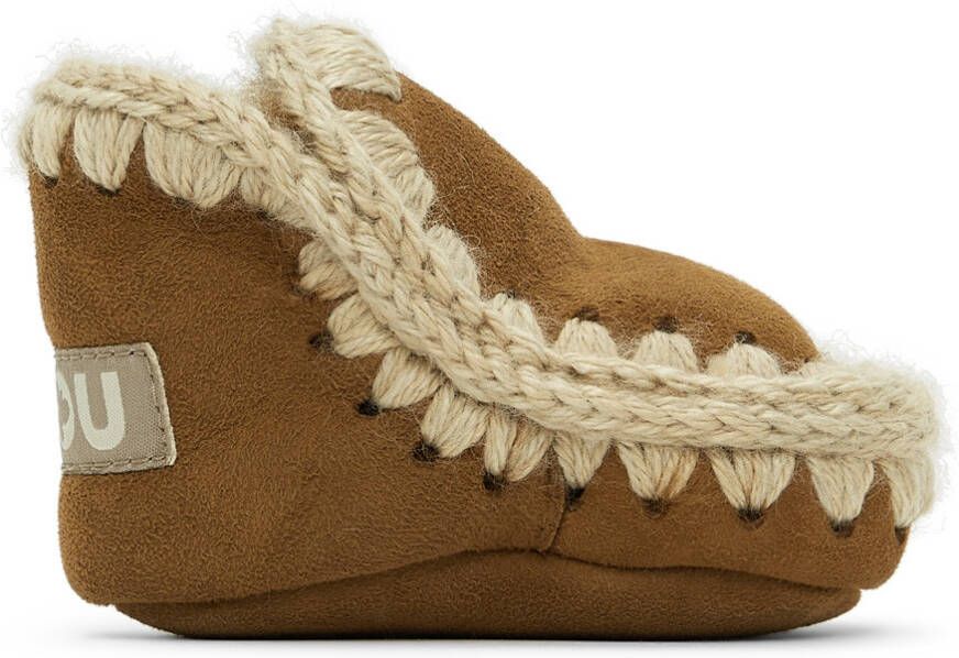 Mou Baby Tan Suede Pre-Walkers - Picture 2