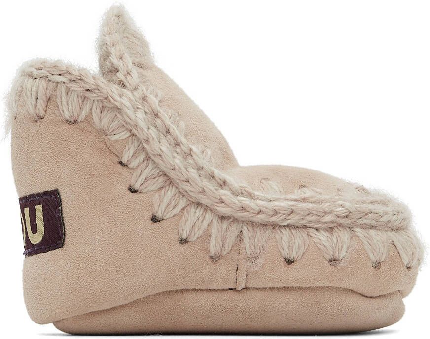 Mou Baby Taupe Suede Pre-Walkers - Picture 4