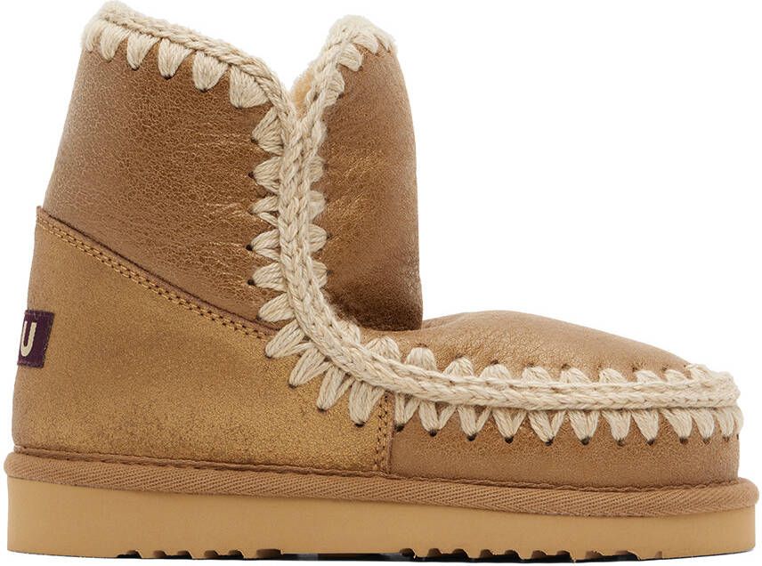 Mou Beige Suede Boots - Picture 5