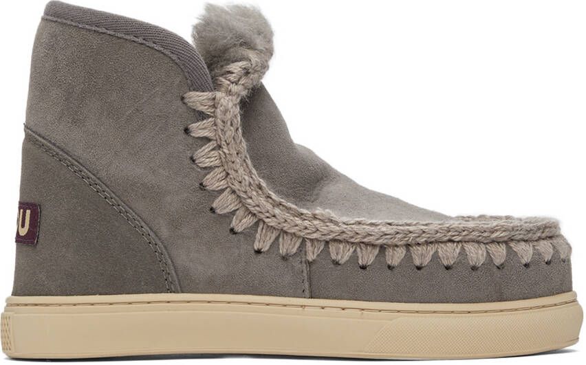Mou Grey Sneaker Boots - Picture 5