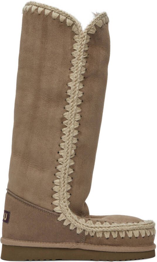 Mou Grey Suede 40 Boots - Picture 5