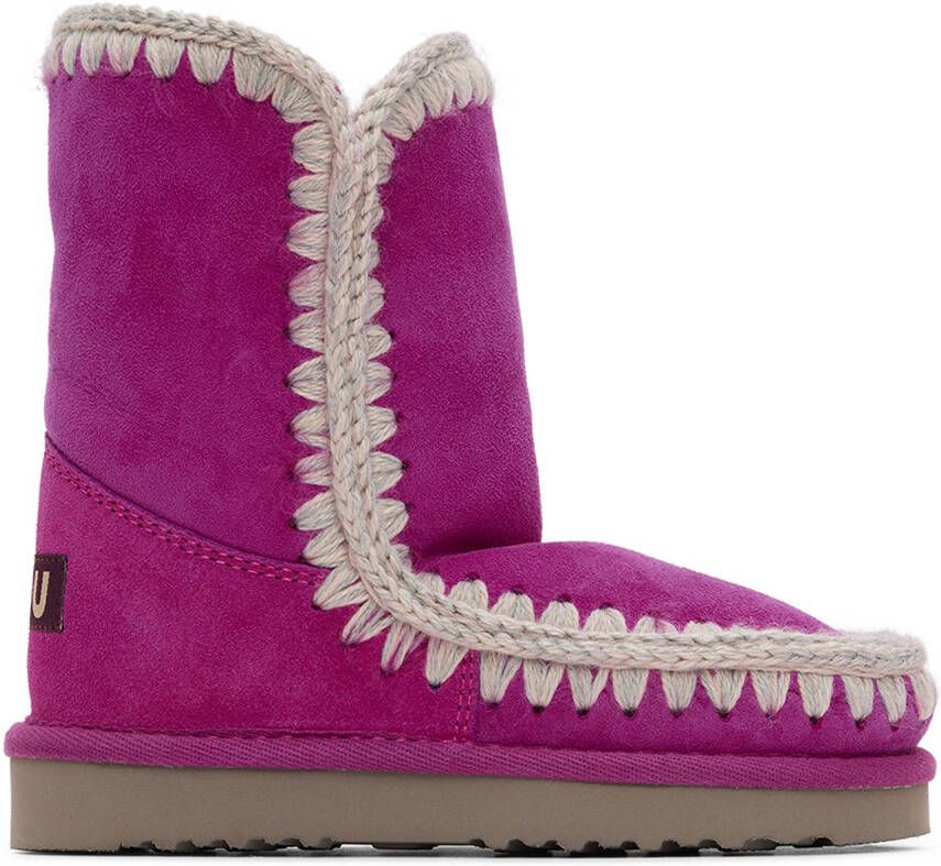 Mou Kids Purple Ankle 18 Boots - Picture 5