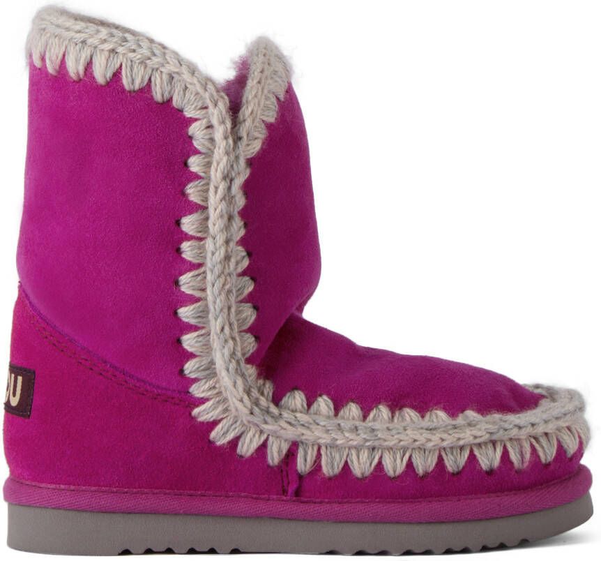 Mou Kids Purple Ankle 18 Boots - Picture 4