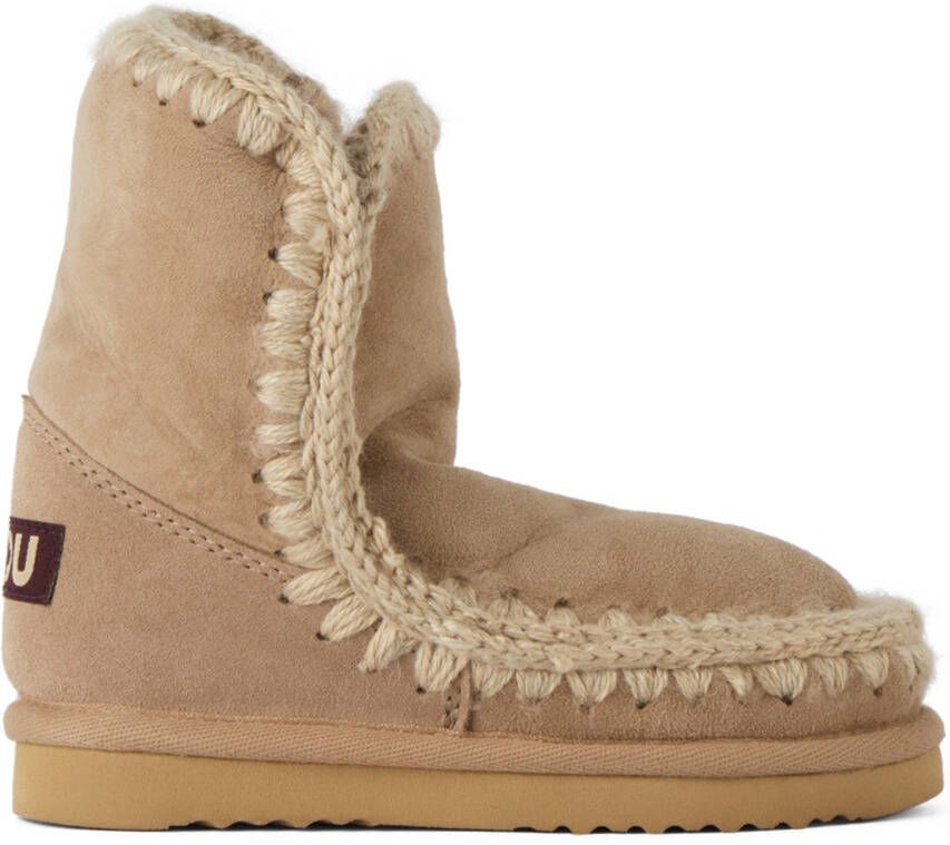Mou Kids Taupe Ankle 18 Boots - Picture 4
