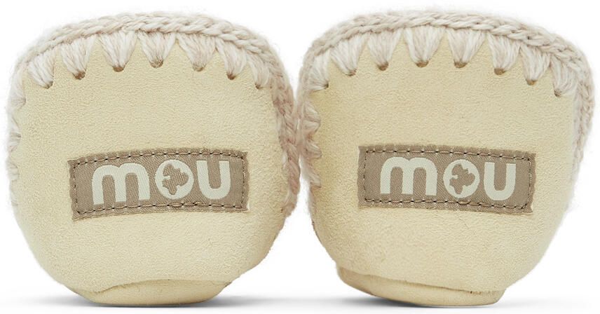 Mou Baby Off-White Suede Pre-Walkers - Picture 3