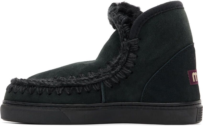Mou Black Sheepskin Boots - Picture 3