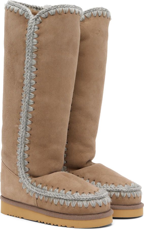 Mou Brown Suede Boots