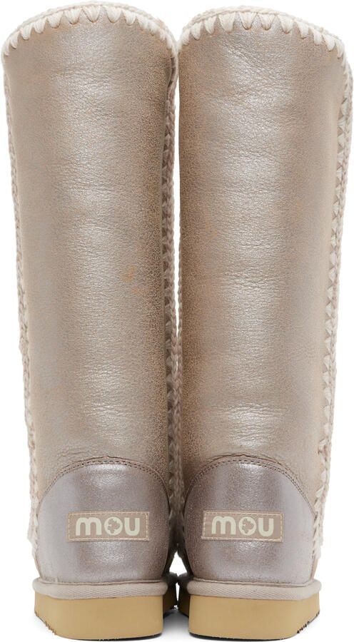 Mou Gray Suede Boots - Picture 5