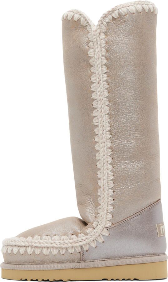 Mou Gray Suede Boots - Picture 2