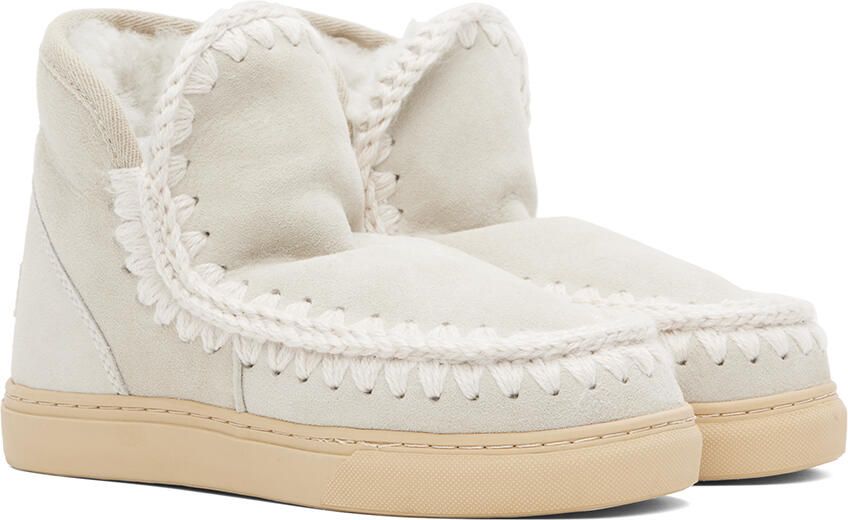 Mou Gray Suede Boots - Picture 3